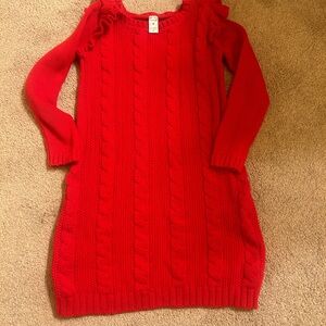 Carter's Girls Cable Knit Dress Worn Once New Condition